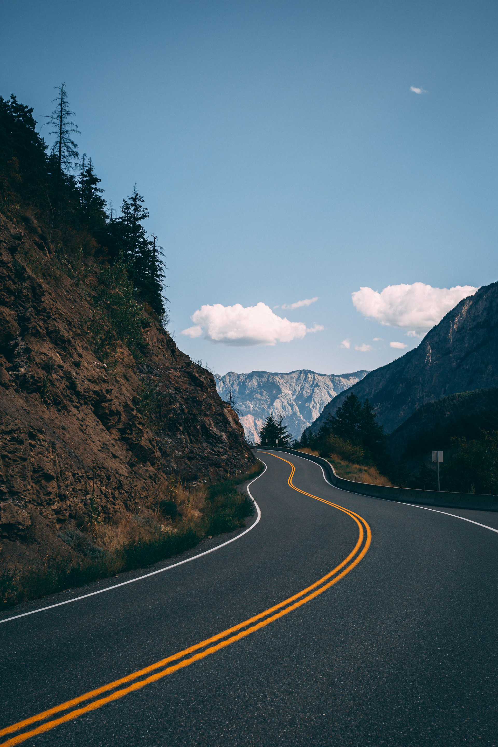 Mountain road drive